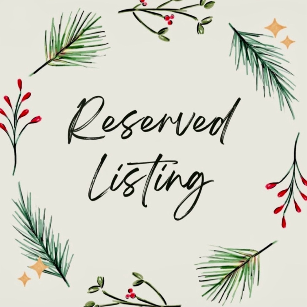 Reserved Listing